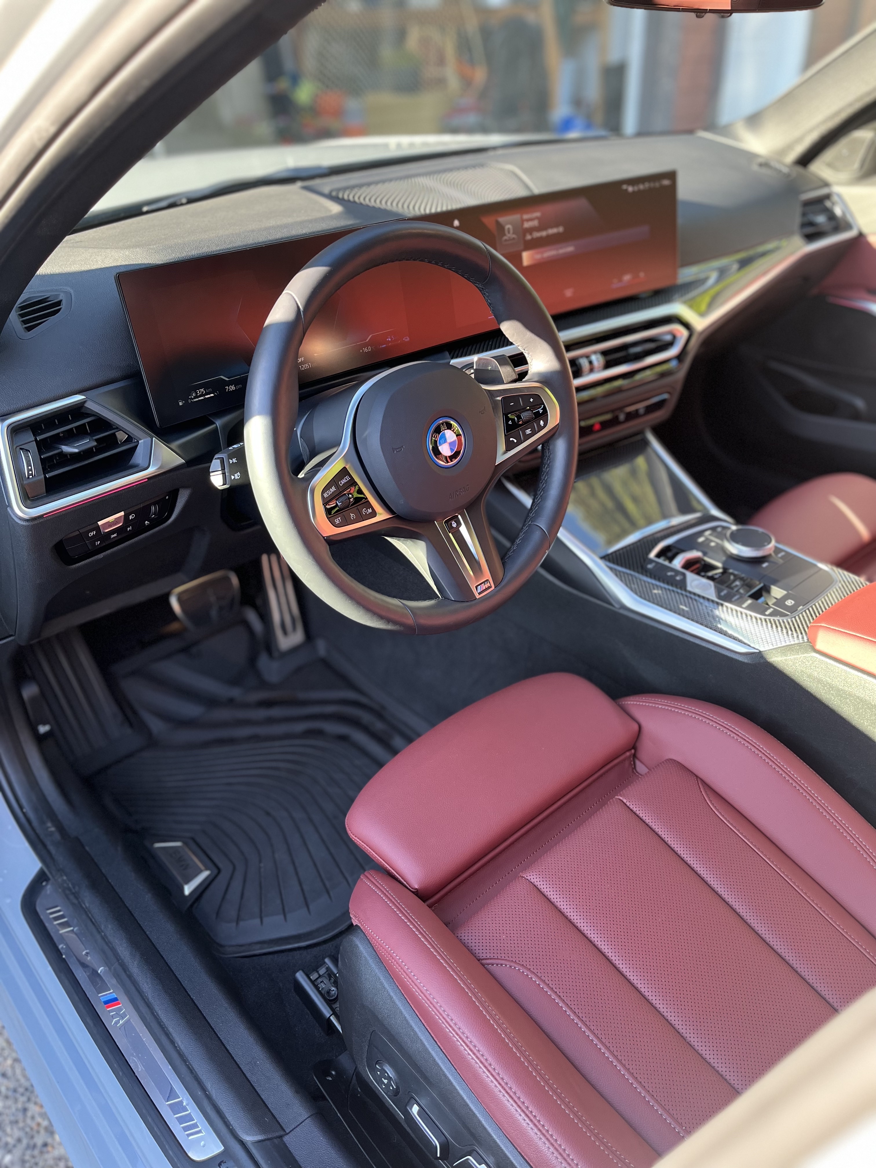 BMW interior detail