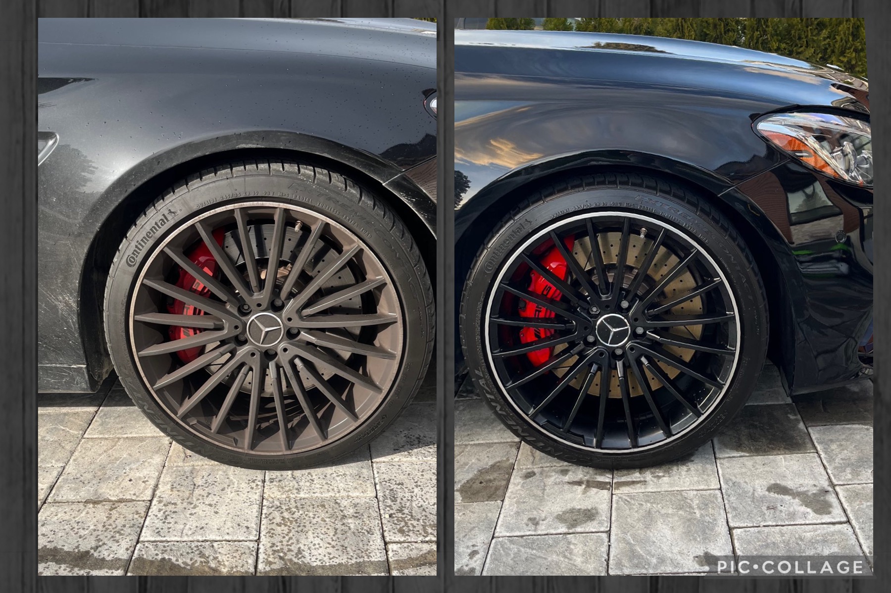 Before and after interior