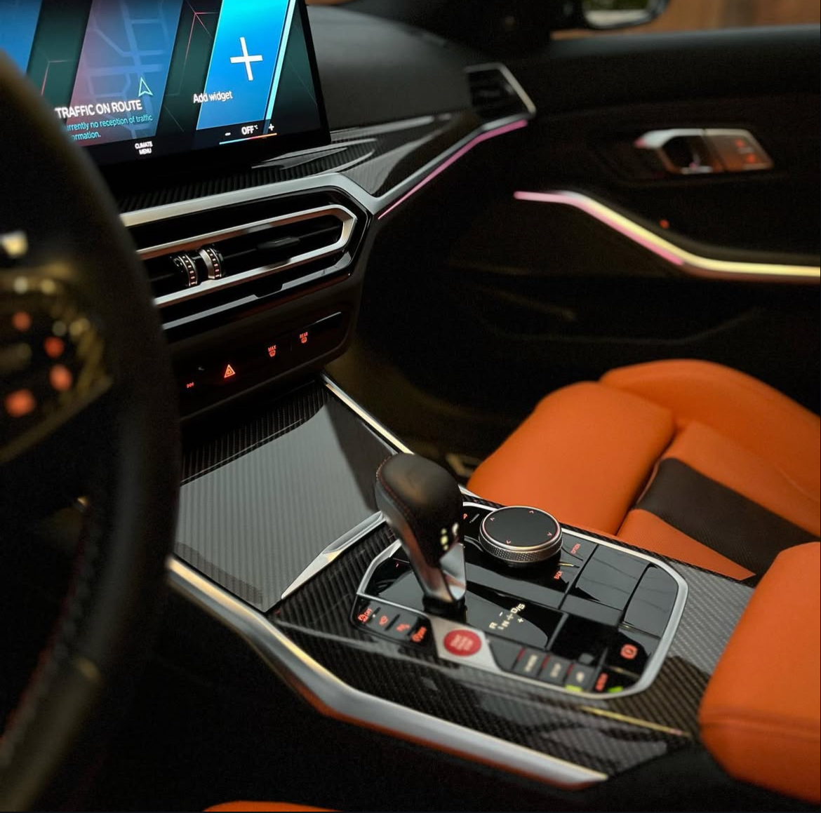 BMW M3 interior detail